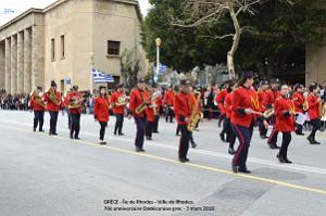 053- Rhodes- Defile Dodecanese grec